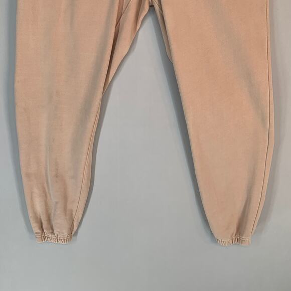 Elwood Men Jogger Sweatpants M Beige Organic Cotton Natural Essential Baggy 29 - Picture 3 of 9